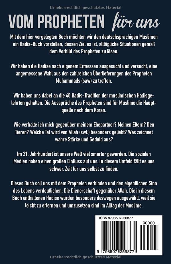 Vom Propheten für uns - insha books