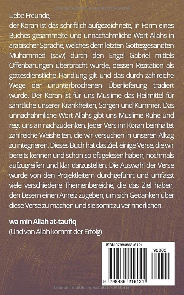 101 Verse für den Alltag: Deutsch & Türkisch - insha books