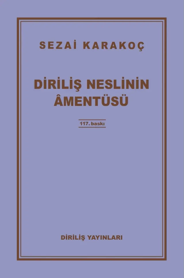 Diriliş Neslin Amentüsü - insha books