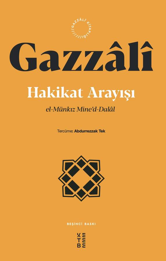 Hakikat Arayışı el-Münkız Mine’d-Dalal - insha books