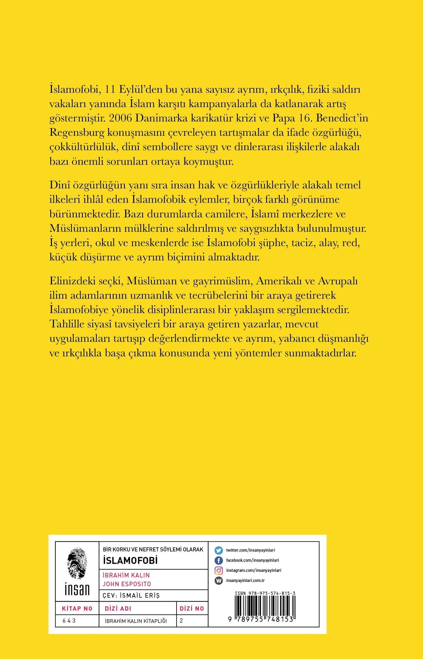 İslamofobi - Bir Korku ve Nefret Söylemi Olarak