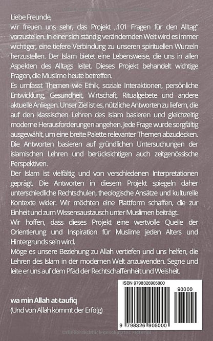 Islamische Glaubensfragen, Antworten auf islamische Fragen, Islamische Lebensführung,