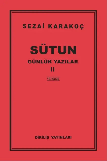 Günlük Yazılar 2 (Sütun)