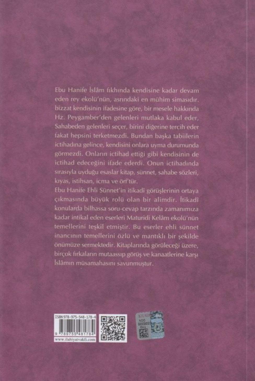 İmam-ı A'zamın Beş Eseri