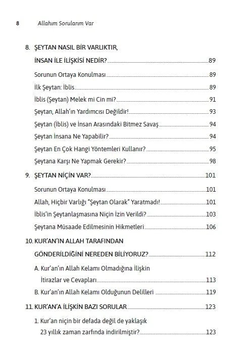 Allahım Sorularım Var - insha books