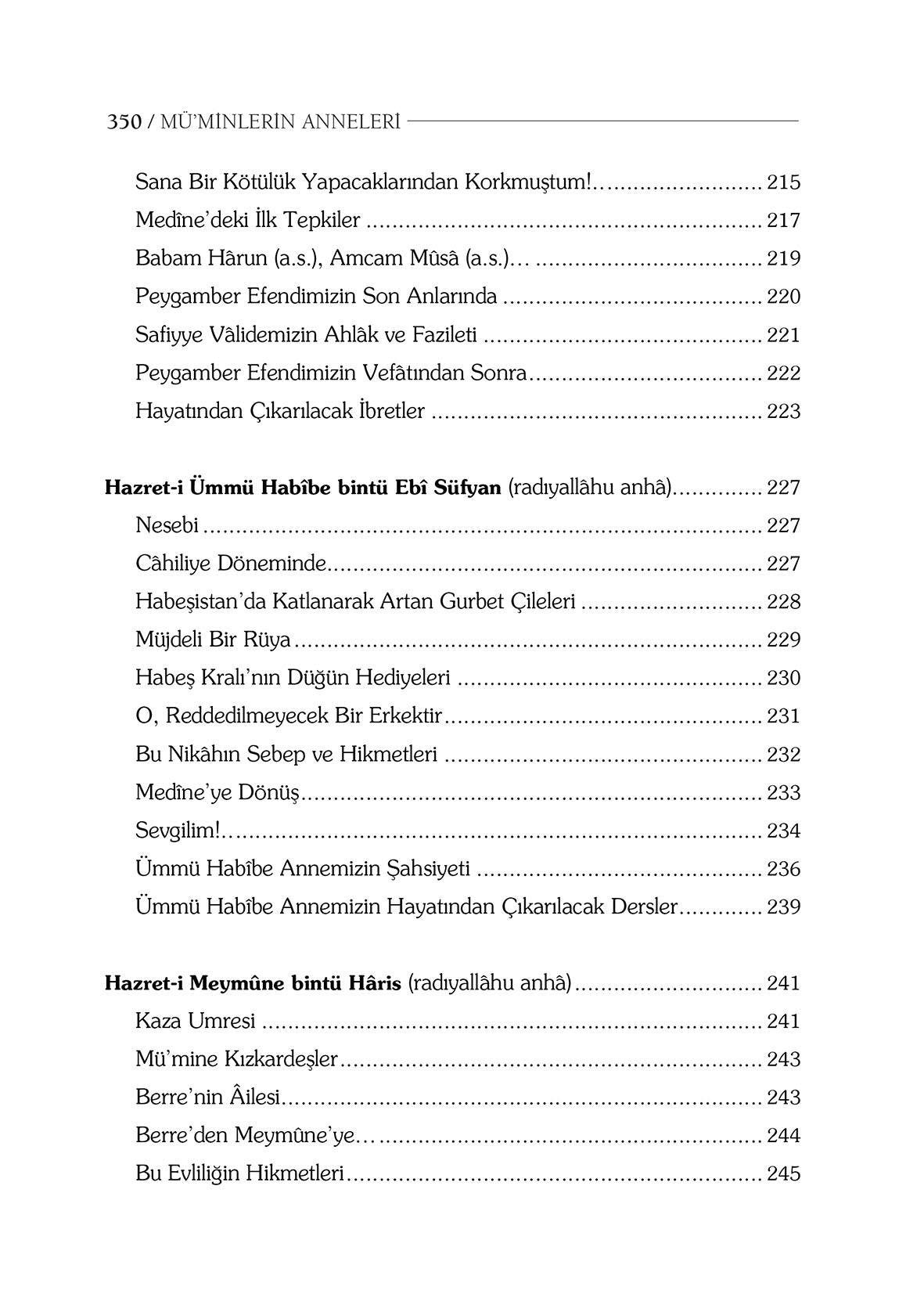 Hanım Gözüyle Mü'minlerin Anneleri (Peygamberimizin Mübarek Zevceleri)